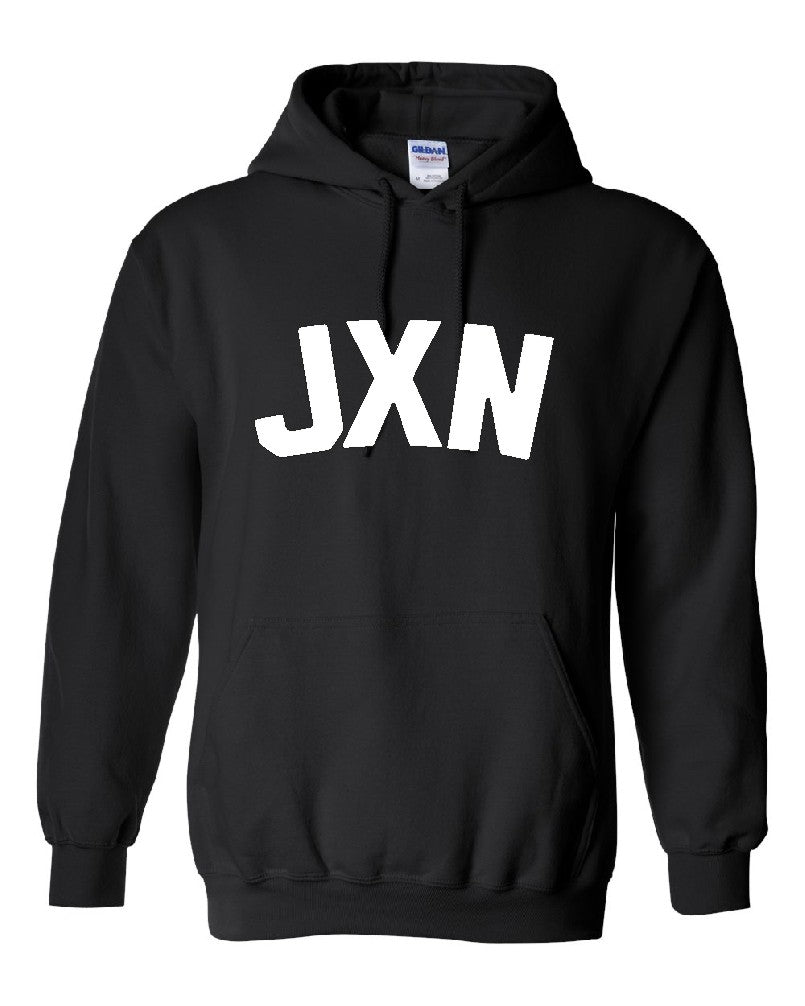 Felt Applique JXN Hooded Sweatshirt – Jackson's General