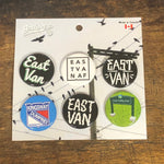 EAST VAN Pride button pack
