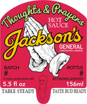 Jackson's "Thoughts & Prayers" HOT SAUCE